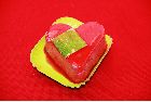 Coeur pistache fraise
